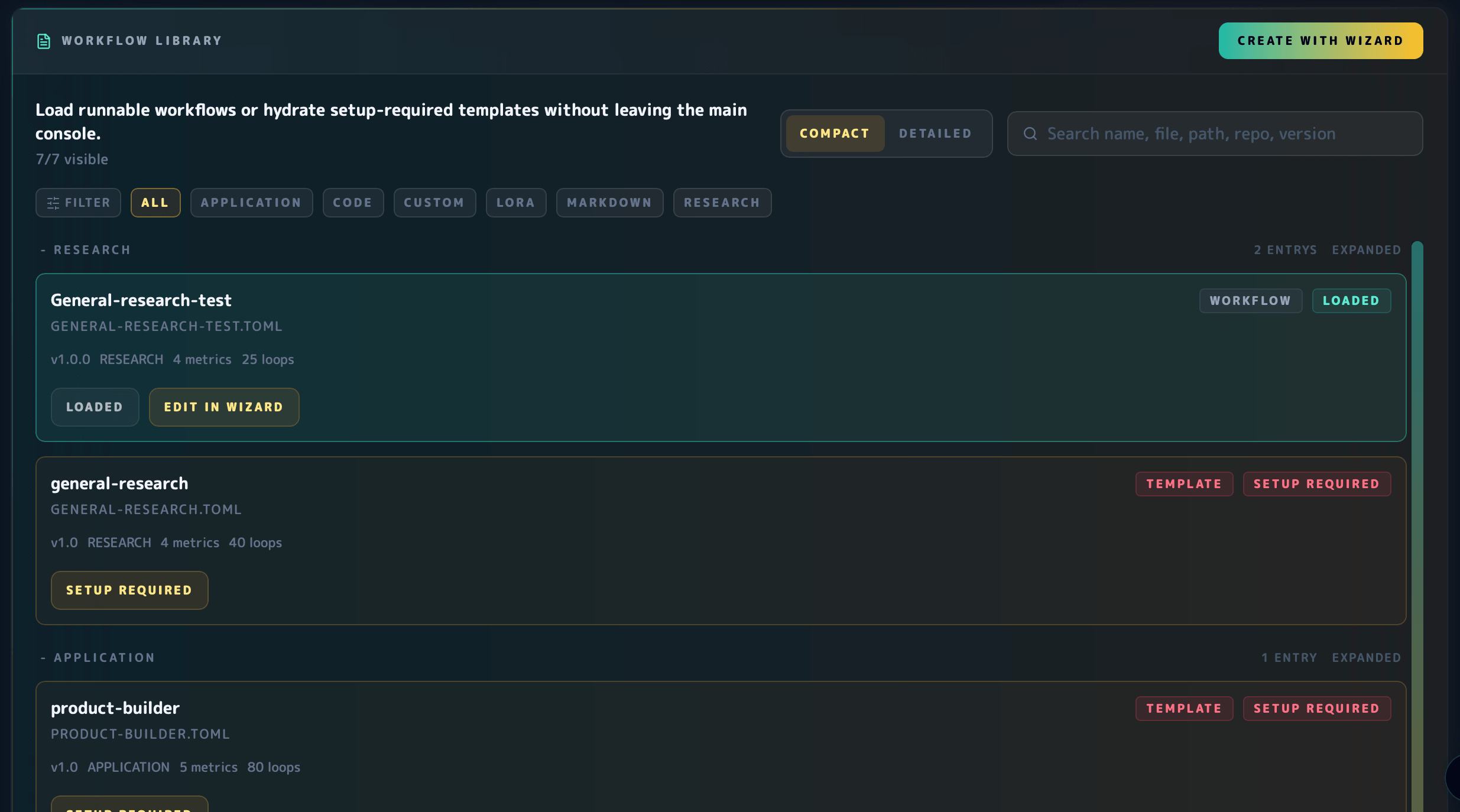 Maabarium Phase 3 console showing active blueprint details and configuration cards.